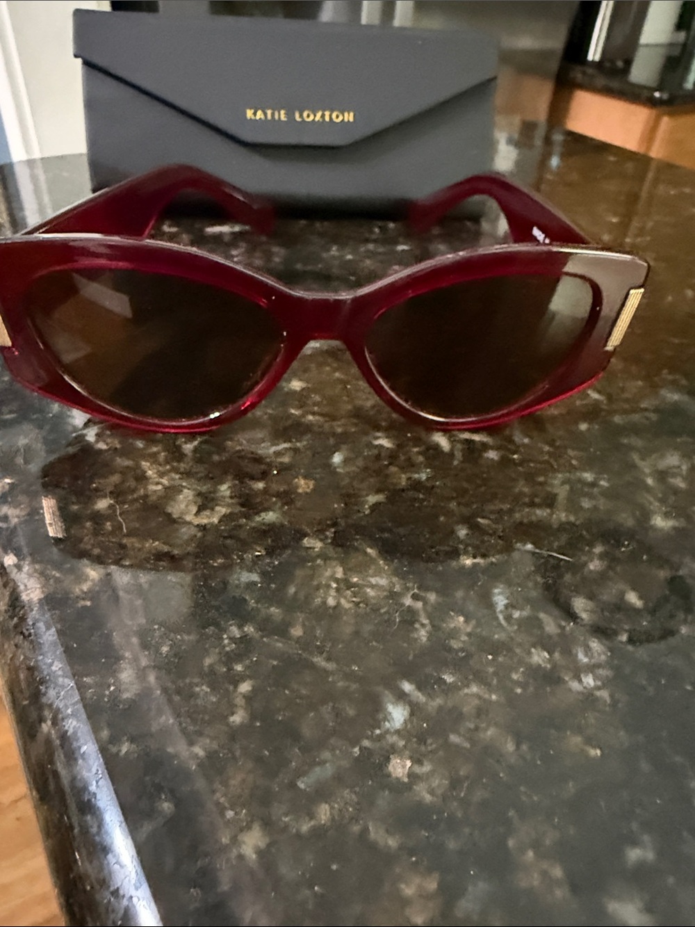 Kate Loxton Women's Red Cat-Eye Sunglasses